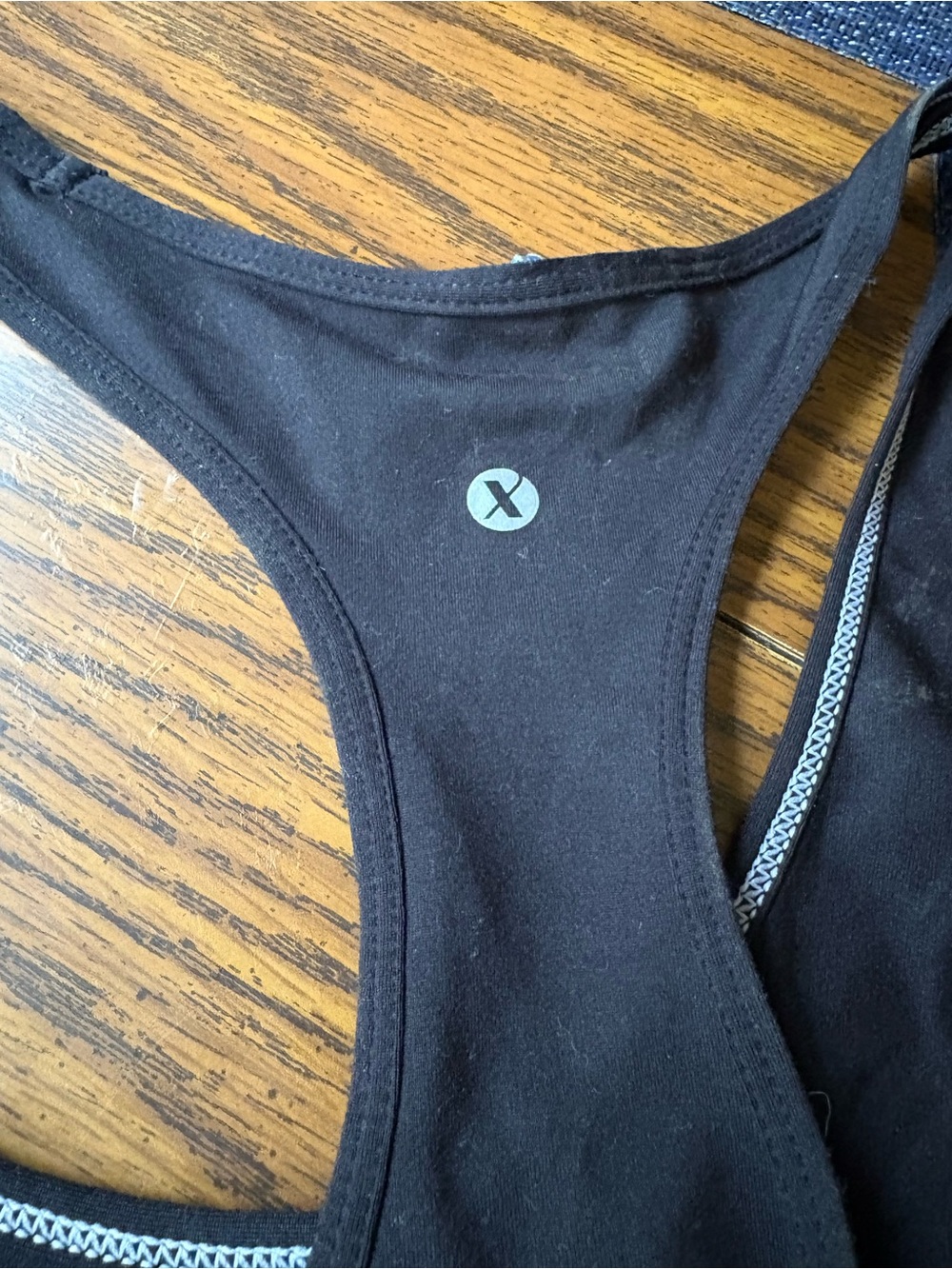 Xersion Black Racerback Tank Top - Picture 3 of 3
